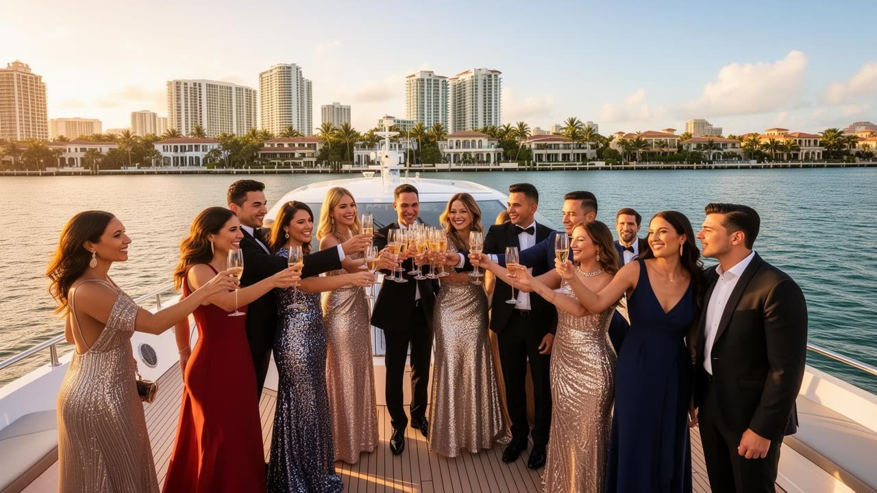 Luxury yacht Miami Beach